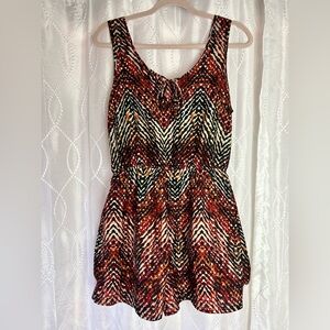 Band of Gypsies and Patterned romper shorts